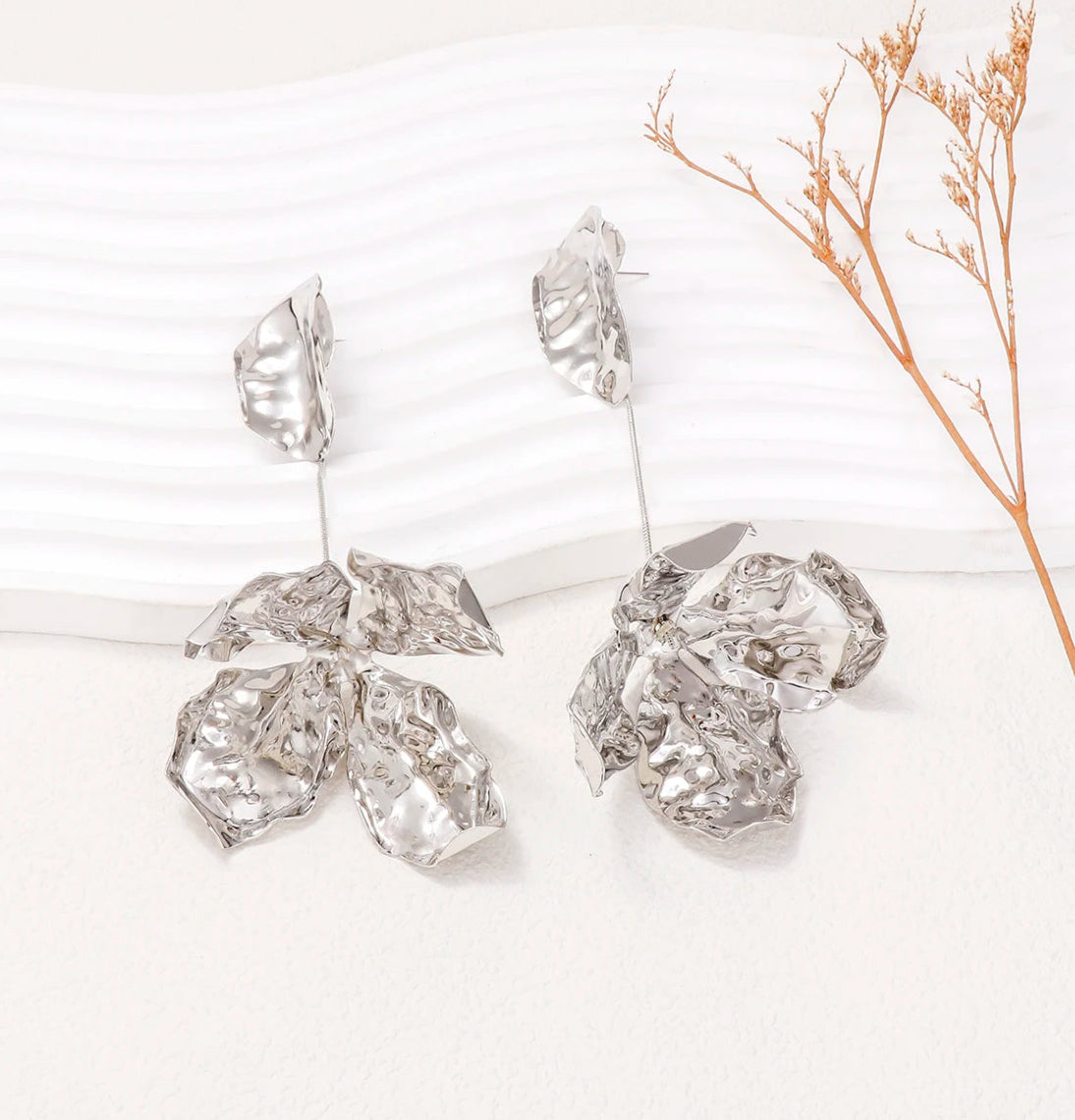 Flower earrings