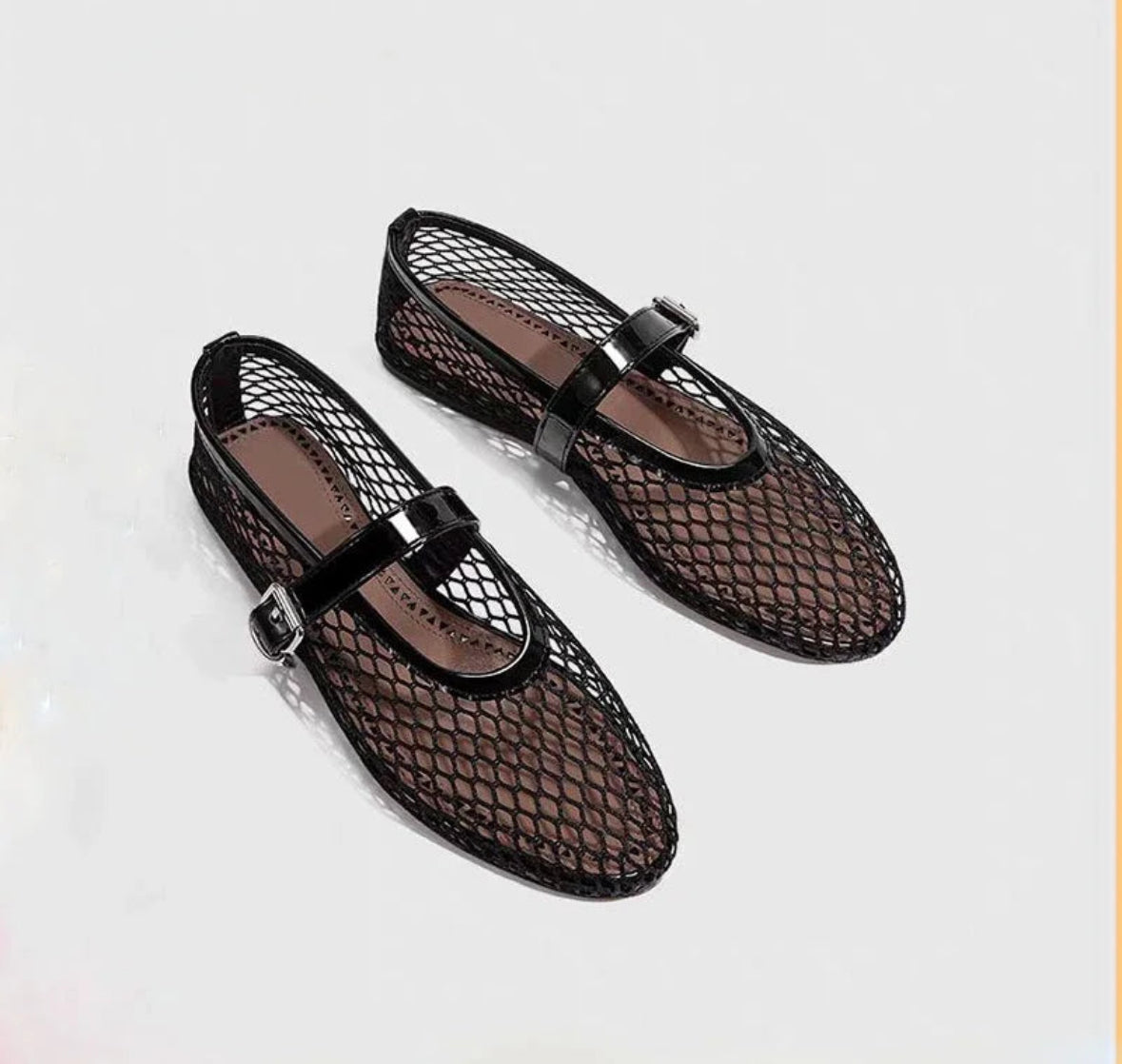 Mesh ballerinas